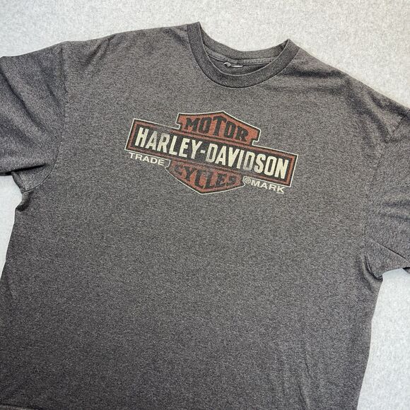 Harley Davidson 2011 Chandler AZ Mens 3XL - 4XL Gray T-Shirt USA Y2K READ - Picture 1 of 9